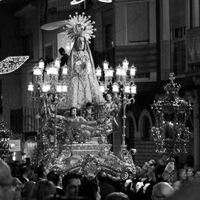 Virgin in a Spanish parade